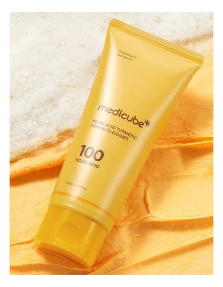 Medicube Brightening Face Wash for, Radiant & Smooth-Looking Skin Acid & Turmeric Toning Cleanser