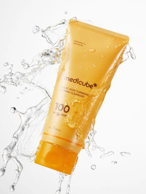 Medicube Brightening Face Wash for, Radiant & Smooth-Looking Skin Acid & Turmeric Toning Cleanser