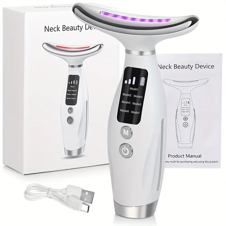 EMS Neck Beauty Device HY69 – Facial & Neck Lift Massager for Skin Tightening, Anti-Aging & Wrinkle Reduction
