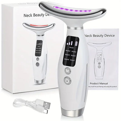EMS Neck Beauty Device HY69 – Facial & Neck Lift Massager for Skin Tightening, Anti-Aging & Wrinkle Reduction