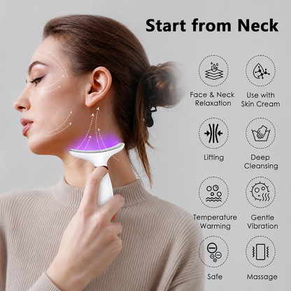 EMS Neck Beauty Device HY69 – Facial & Neck Lift Massager for Skin Tightening, Anti-Aging & Wrinkle Reduction