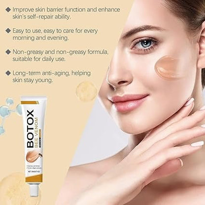 OUHOE Bee Venom Wrinkle Cream – كريم سم النحل لمظهر أصغر سناً وبشرة أكثر نعومة