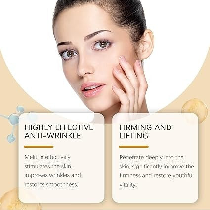 OUHOE Bee Venom Wrinkle Cream – كريم سم النحل لمظهر أصغر سناً وبشرة أكثر نعومة